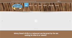 Desktop Screenshot of johnnyoceansgrille.com